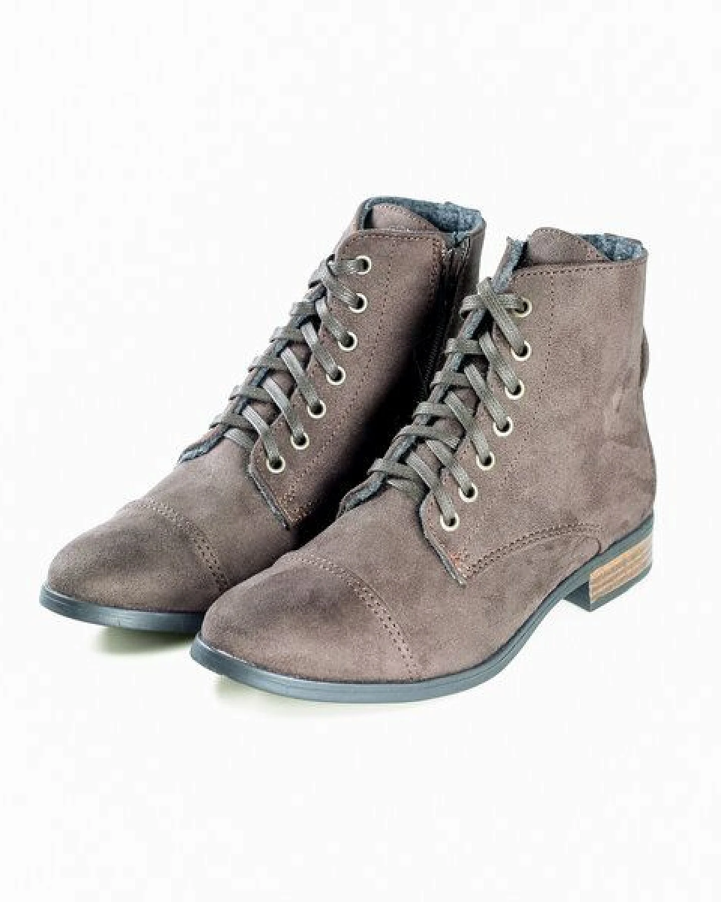 Fairticken Gefütterte Damen Stiefel MAIRAN in Wildlederoptik – Ansicht 4