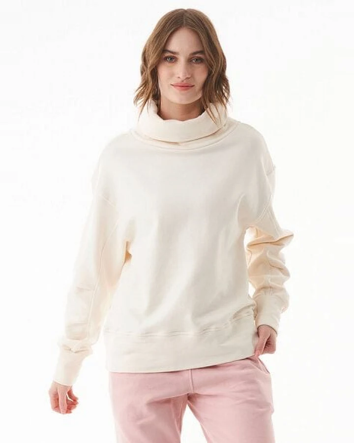 ORGANICATION Sweatshirt aus Bio-Baumwolle mit Rollkragen