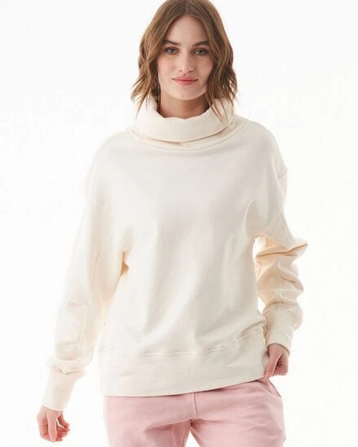 ORGANICATION Sweatshirt aus Bio-Baumwolle mit Rollkragen