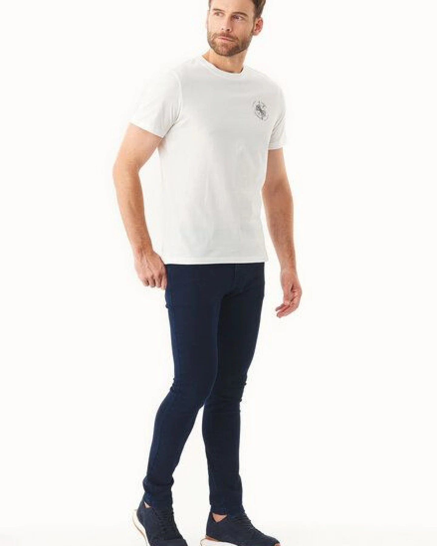 ORGANICATION T-Shirt aus Bio-Baumwolle mit Kompass-Print – Ansicht 2