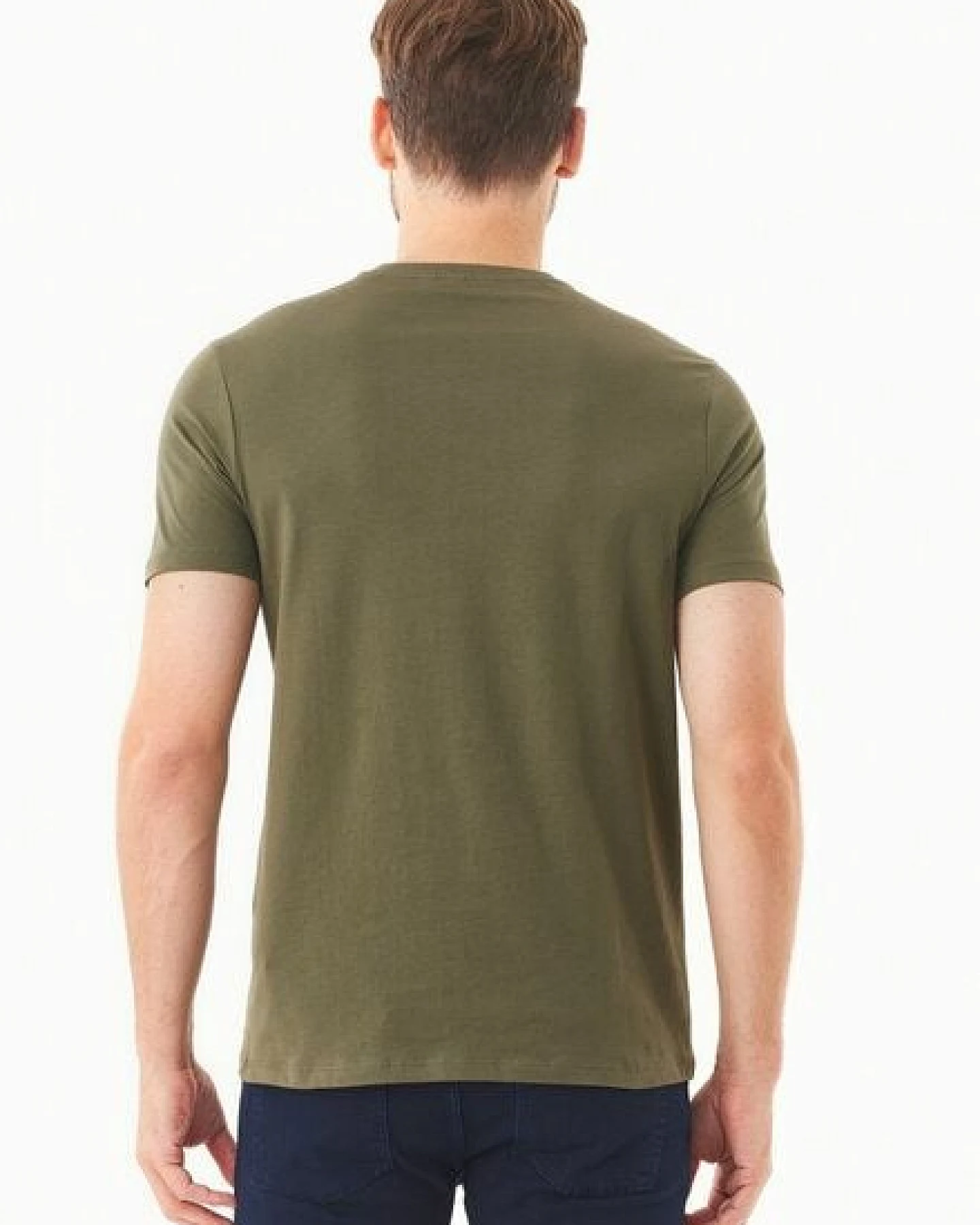 ORGANICATION T-Shirt aus Bio-Baumwolle mit Kompass-Print – Ansicht 3