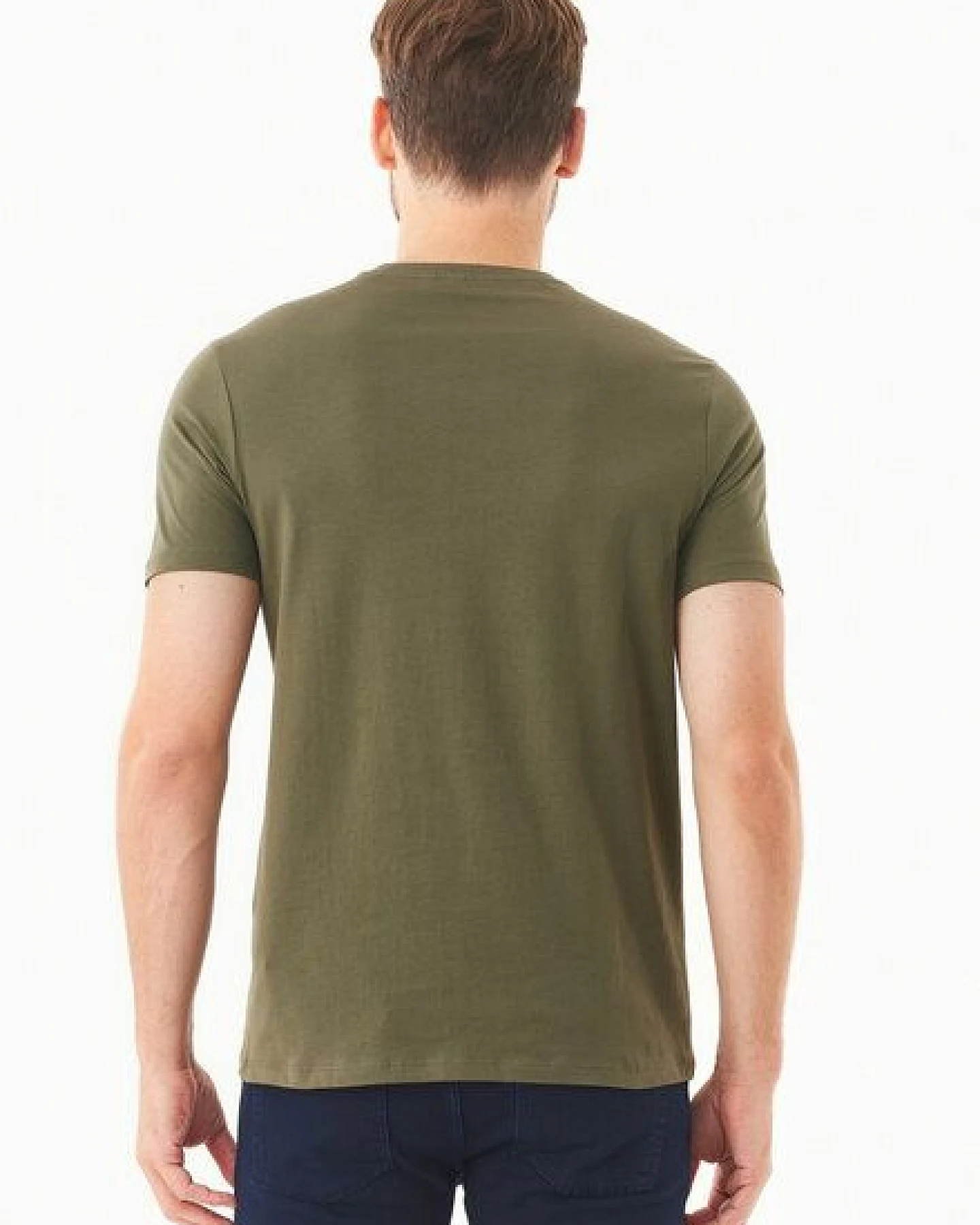 ORGANICATION T-Shirt aus Bio-Baumwolle mit Kompass-Print – Ansicht 3
