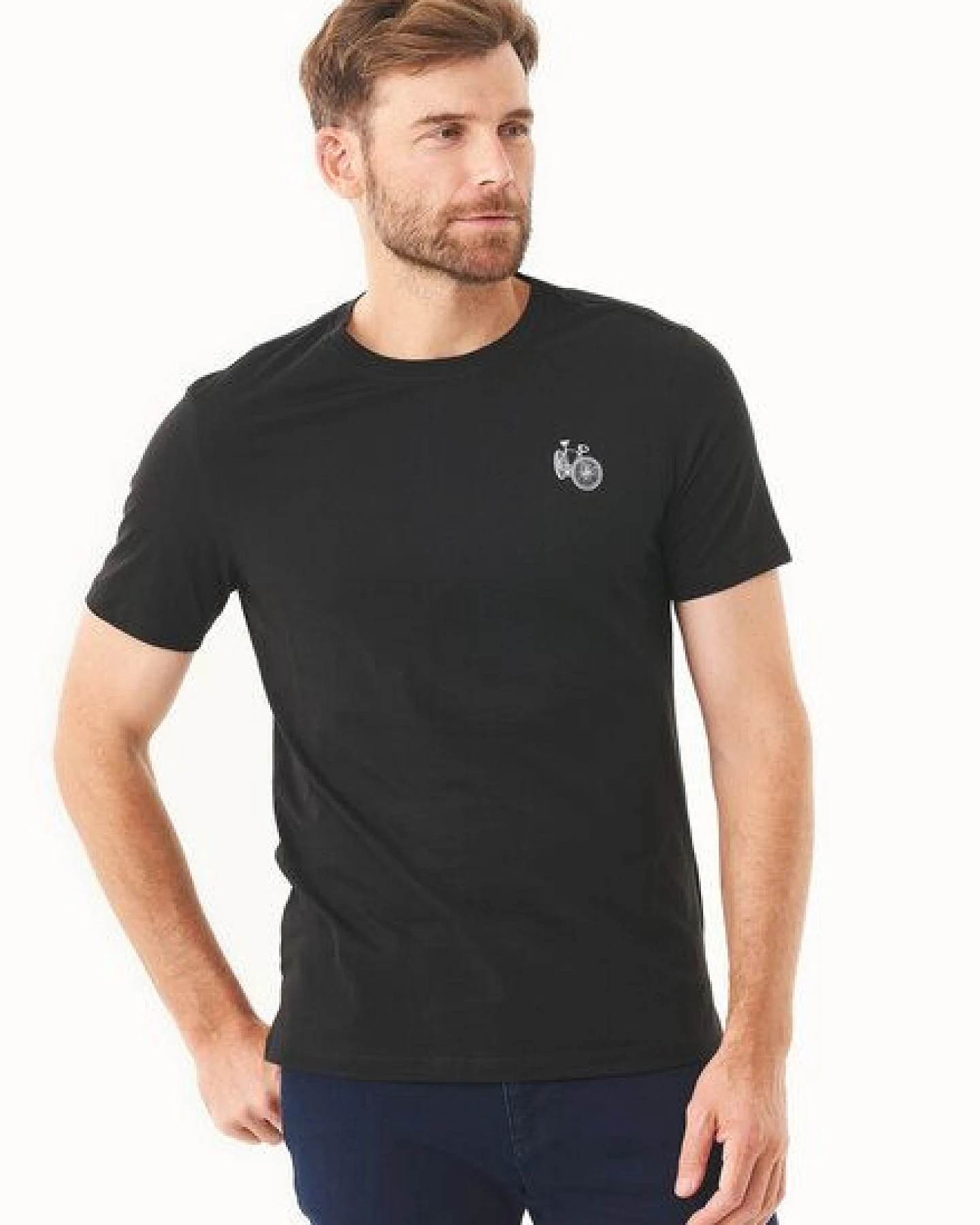 ORGANICATION T-Shirt aus Bio-Baumwolle mit Fahrrad-Print – Ansicht 2