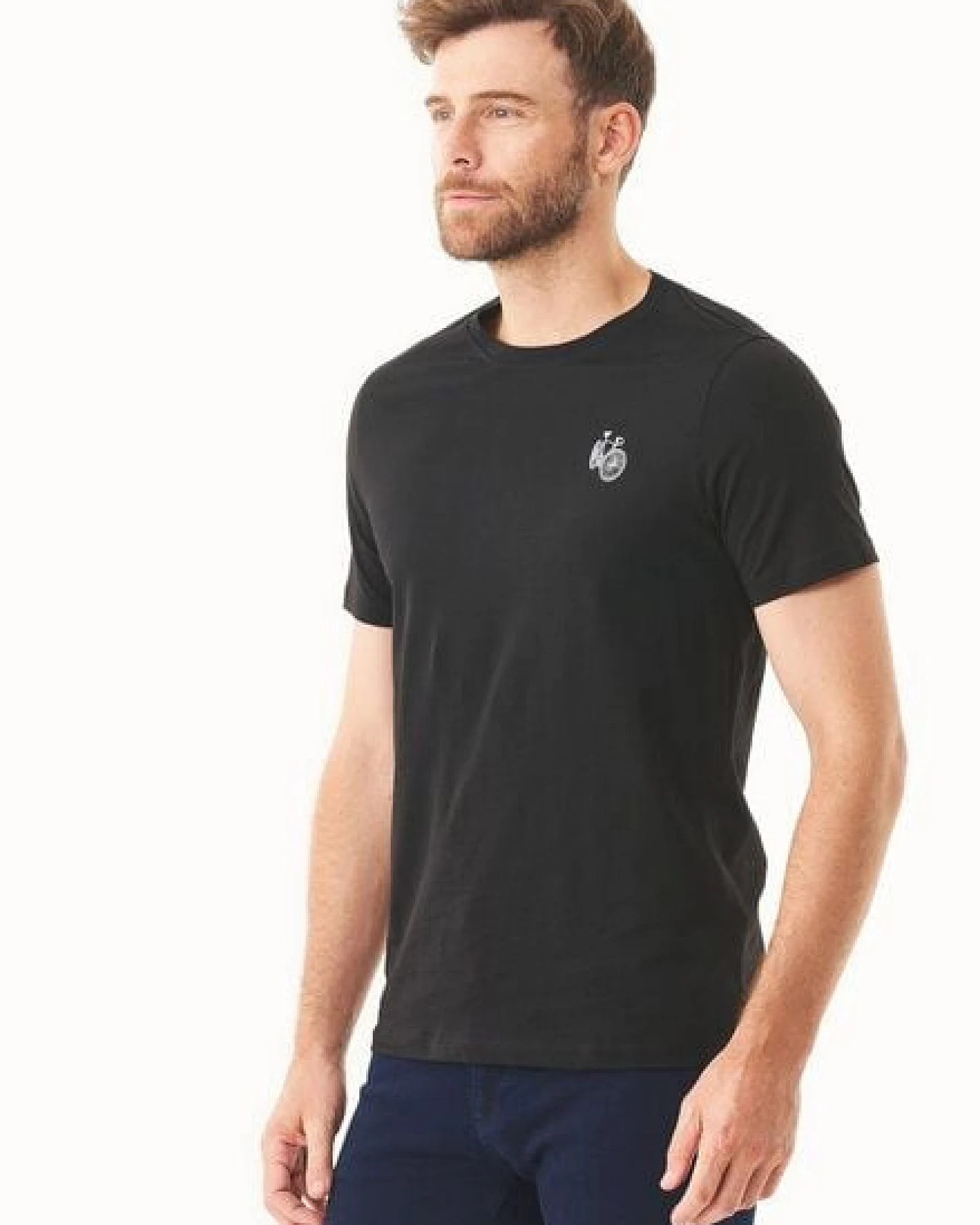 ORGANICATION T-Shirt aus Bio-Baumwolle mit Fahrrad-Print – Ansicht 4