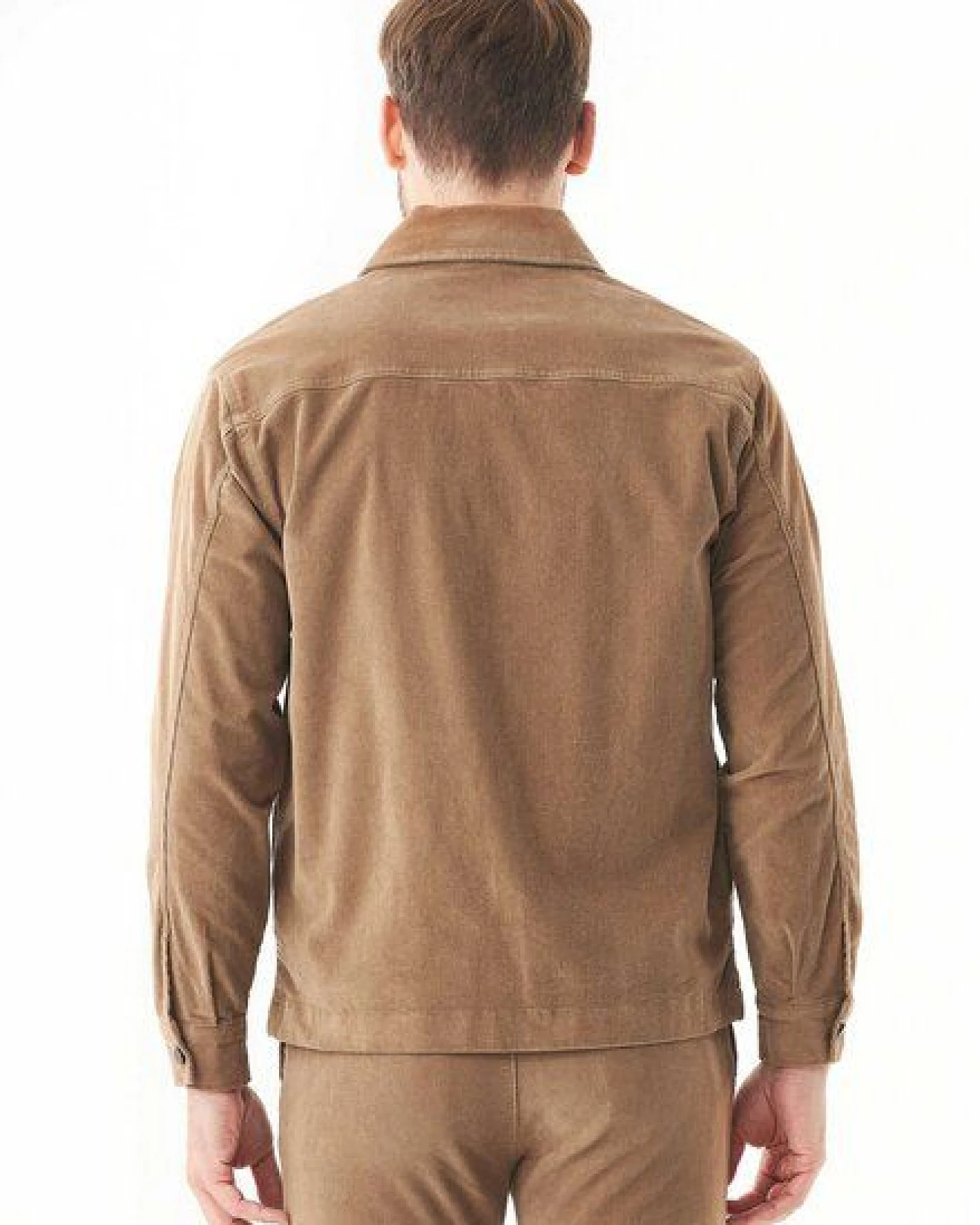 ORGANICATION Full Zip Cord Overshirt aus Bio-Baumwolle – Ansicht 4