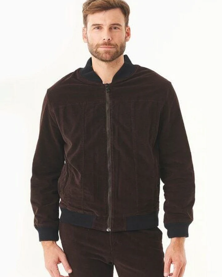 ORGANICATION Cord Bomberjacke aus Bio-Baumwolle