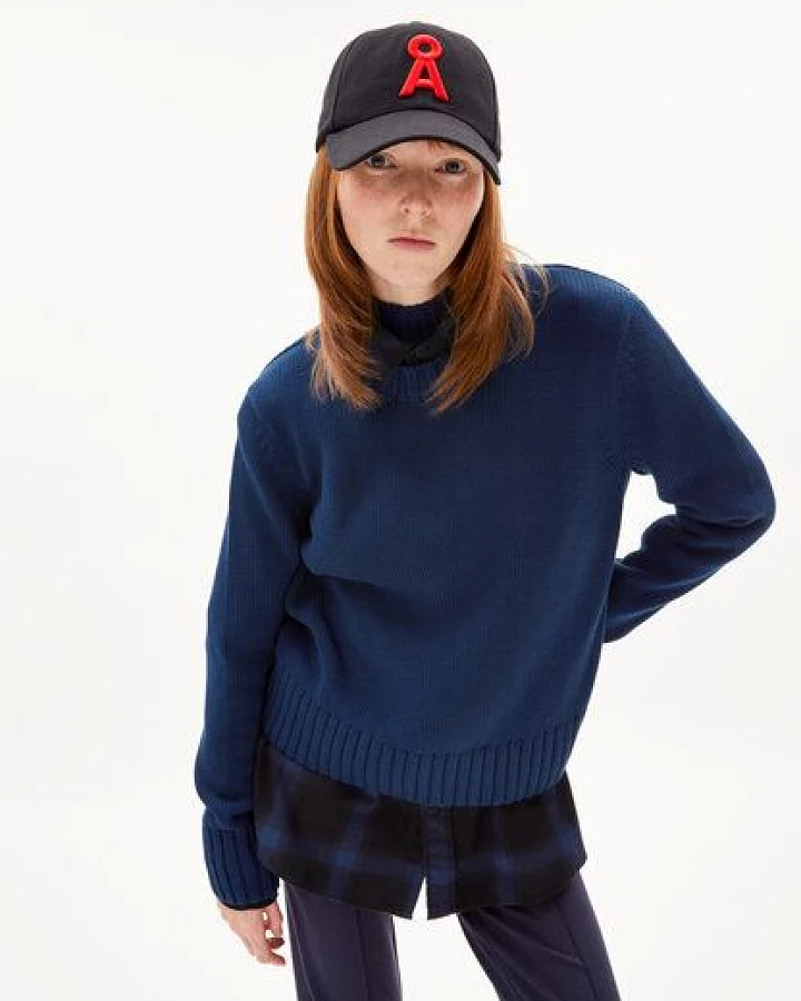 ARMEDANGELS AMALIAAS COMPACT - Damen Pullover Relaxed Fit aus Bio-Baumwolle