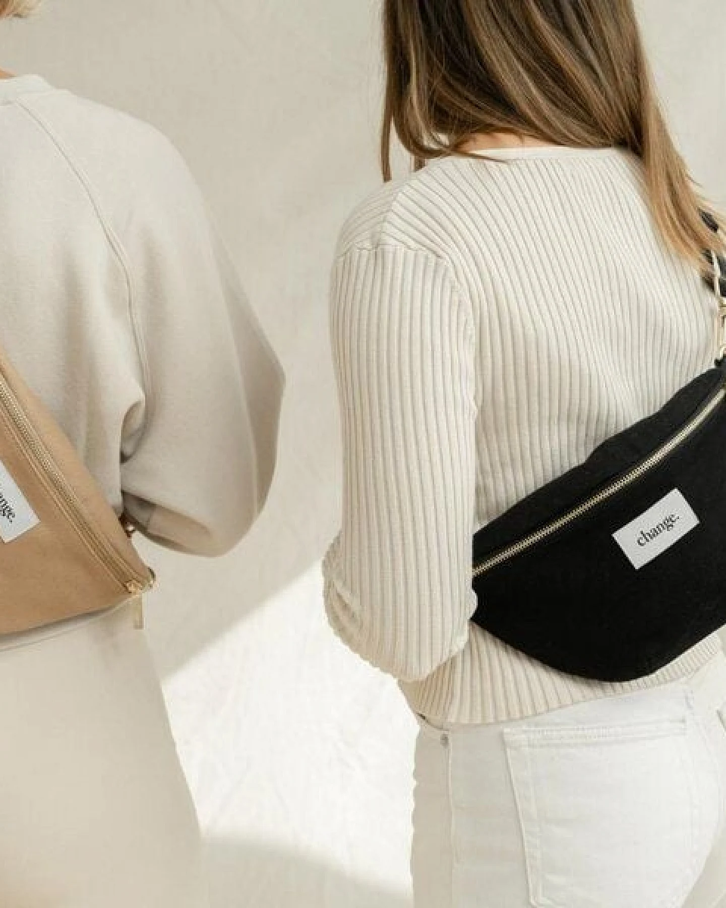 change the label Change Bum Bag, Bauchtasche Damen, Crossbody Bag aus nachhaltiger Baumwolle – Ansicht 4