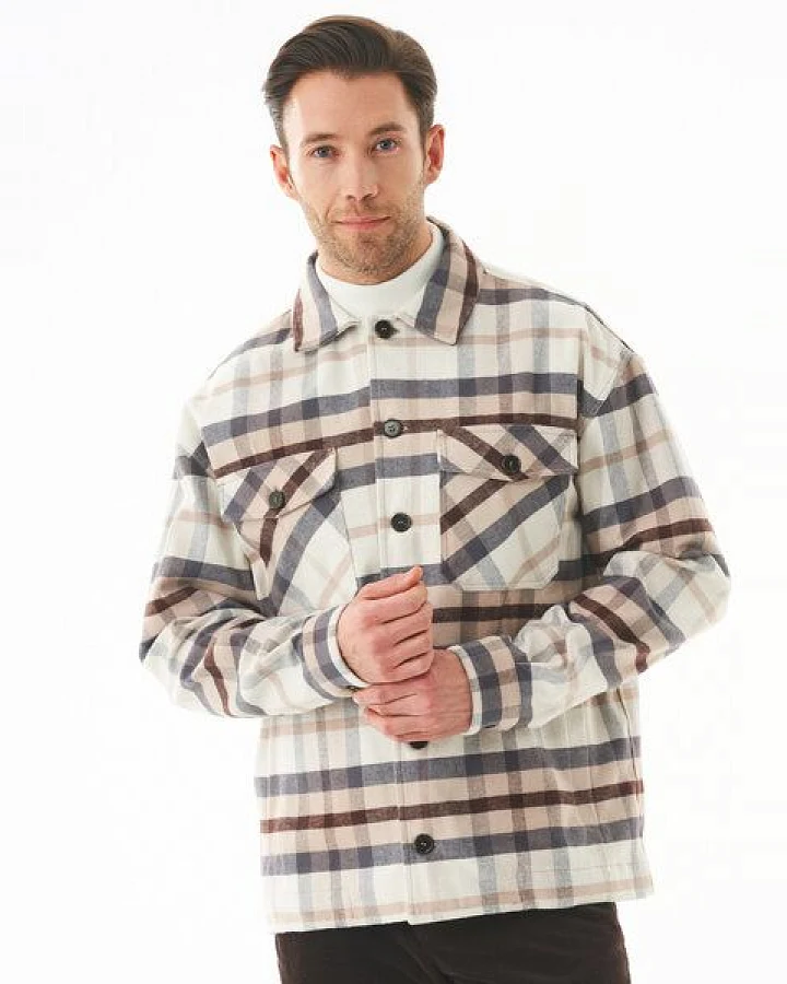 ORGANICATION Flanell Overshirt aus Bio-Baumwolle