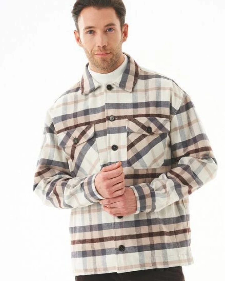 ORGANICATION Flanell Overshirt aus Bio-Baumwolle