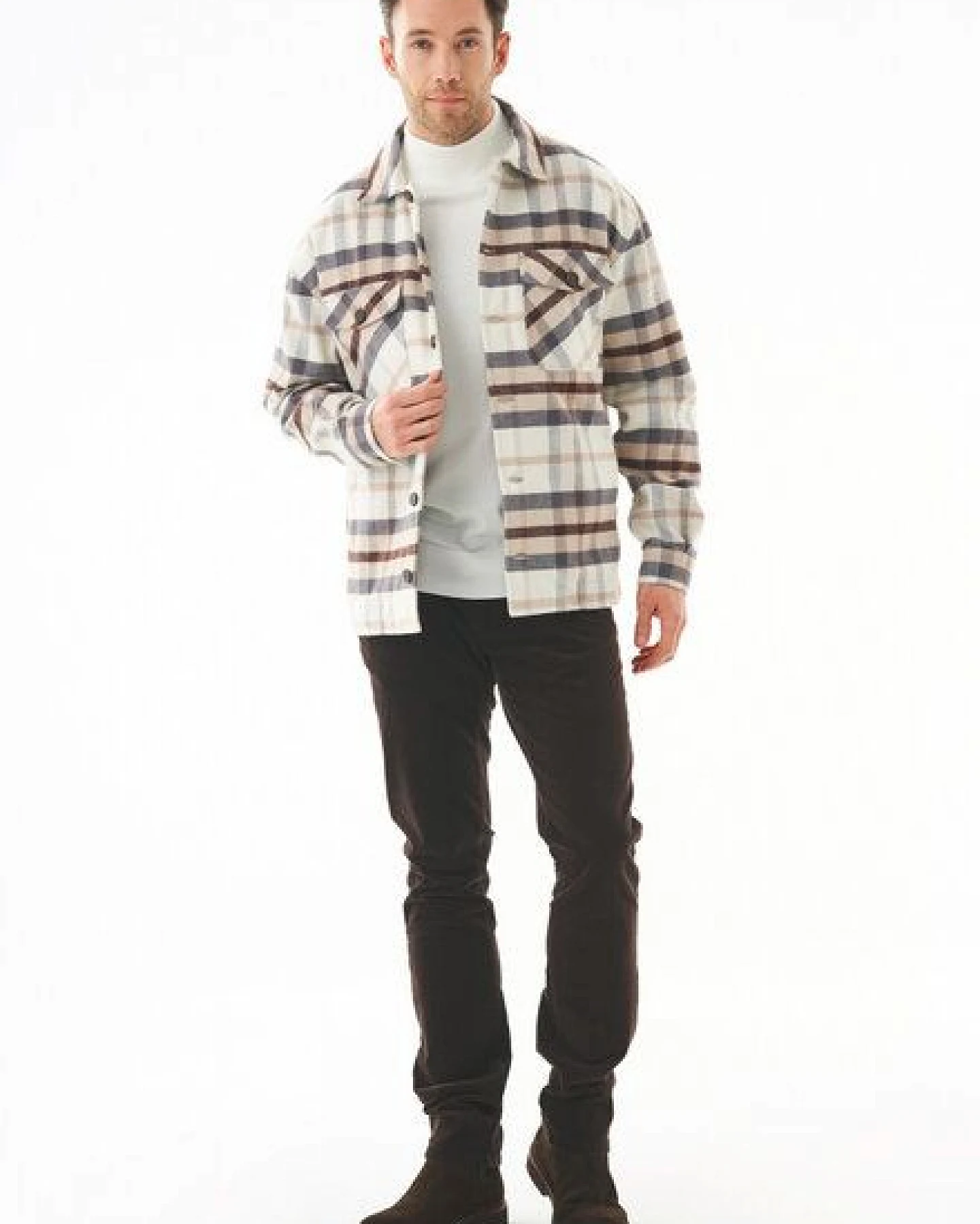 ORGANICATION Flanell Overshirt aus Bio-Baumwolle – Ansicht 2