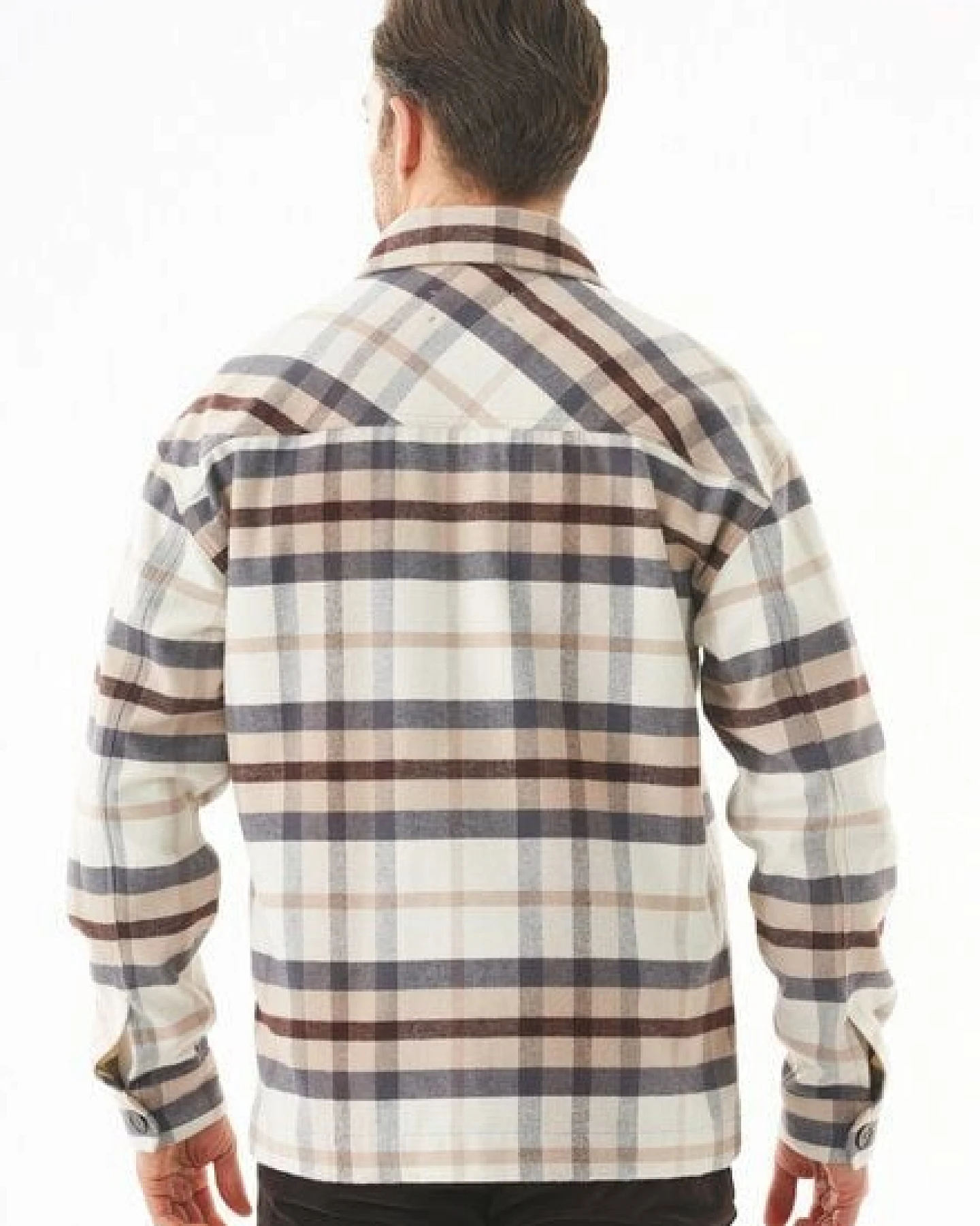 ORGANICATION Flanell Overshirt aus Bio-Baumwolle – Ansicht 3
