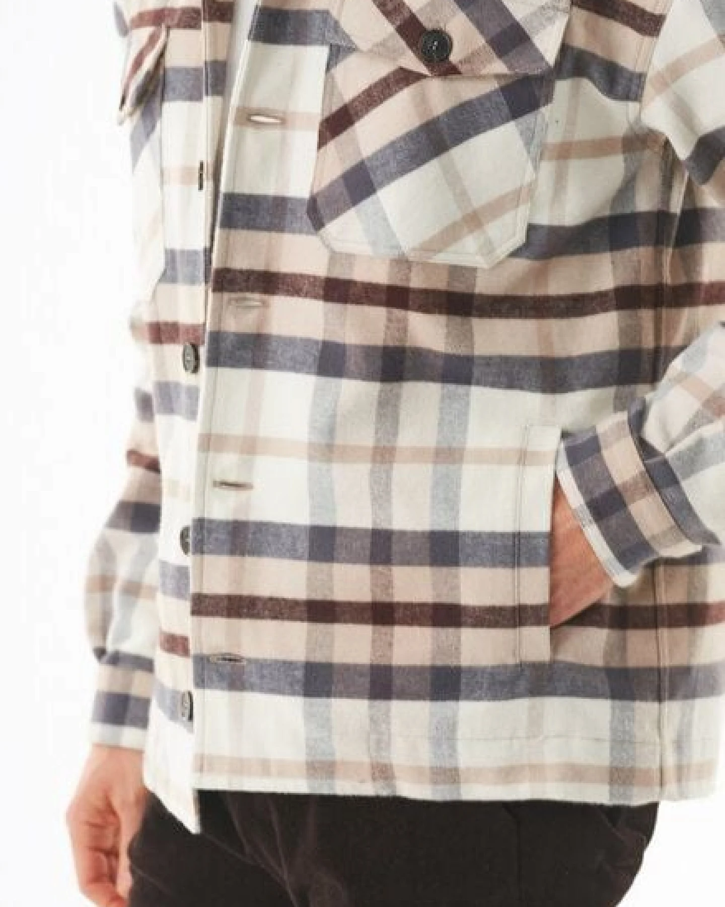 ORGANICATION Flanell Overshirt aus Bio-Baumwolle – Ansicht 4