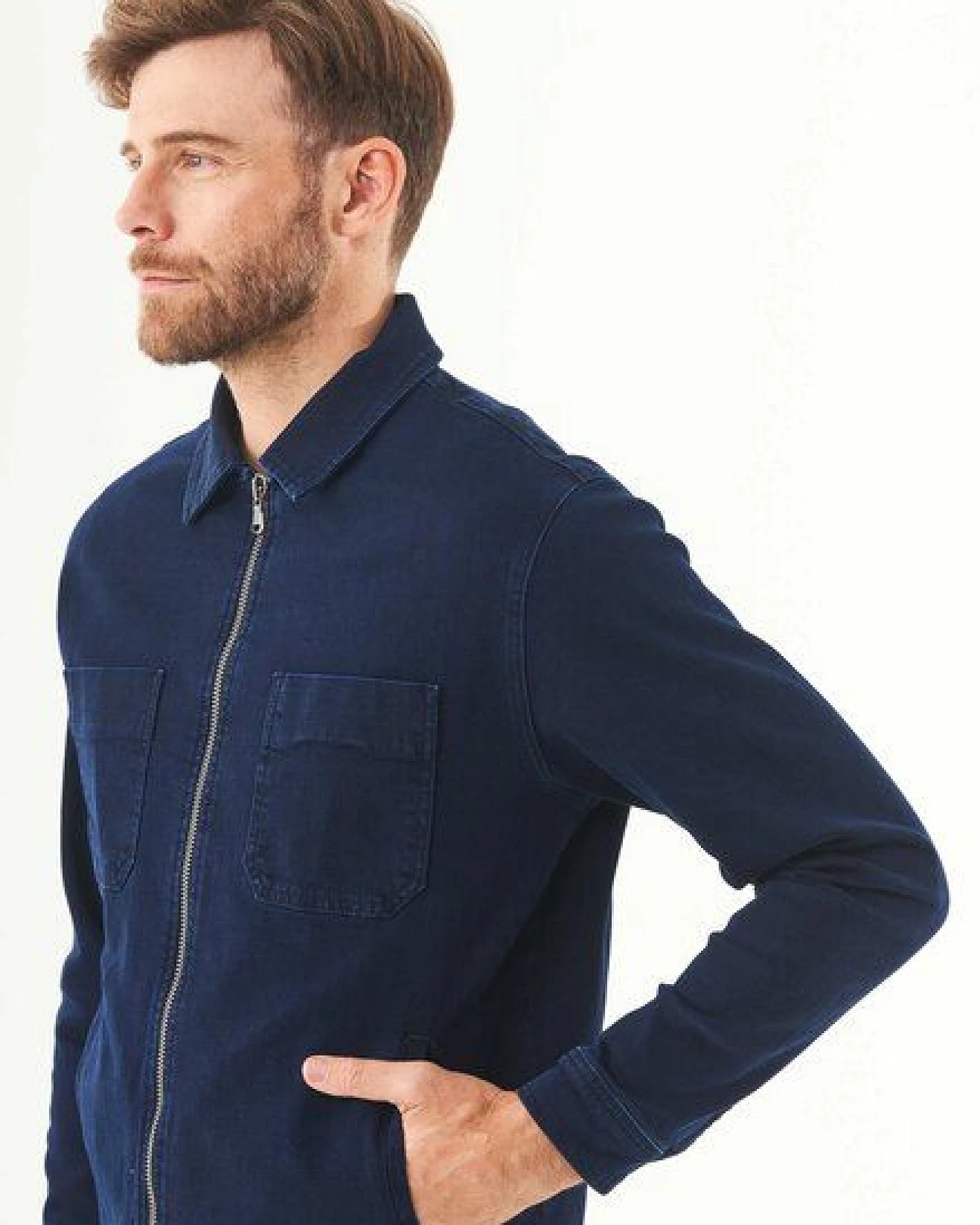 ORGANICATION Jeansjacke aus Bio-Baumwolle – Ansicht 3