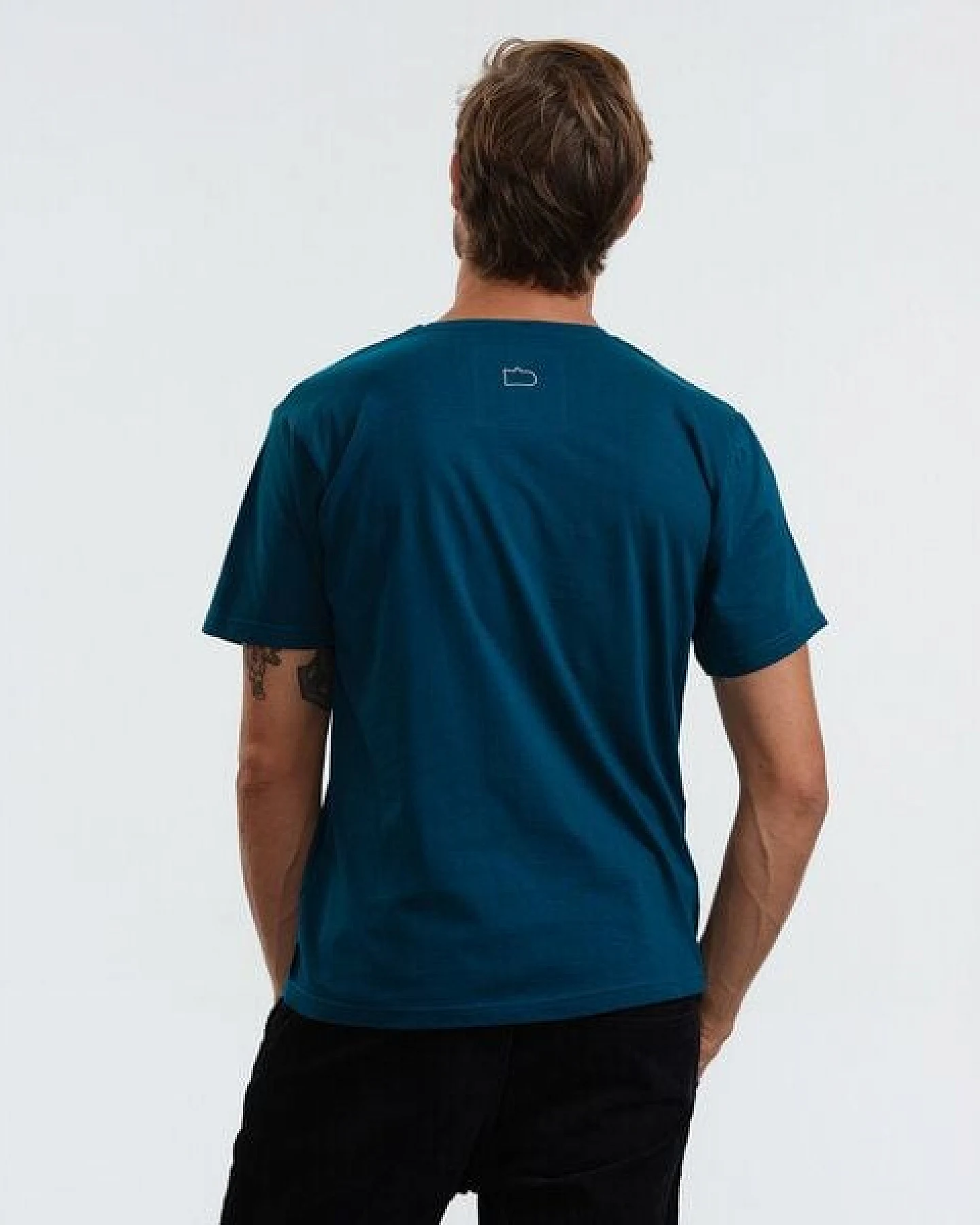 GARY MASH T-Shirt Blauwal aus Bio-Baumwolle – Ansicht 4