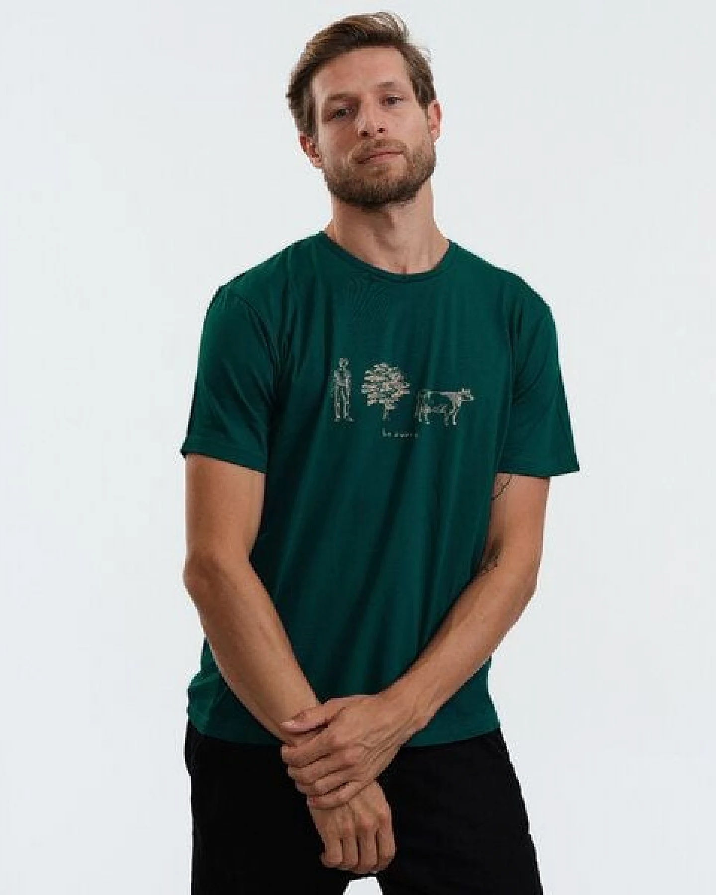 GARY MASH T-Shirt be aware aus Bio-Baumwolle – Ansicht 4