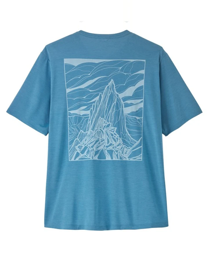 Patagonia - Cap Cool Daily Shirt Cloud Crag - Funktionsshirt Gr M blau
