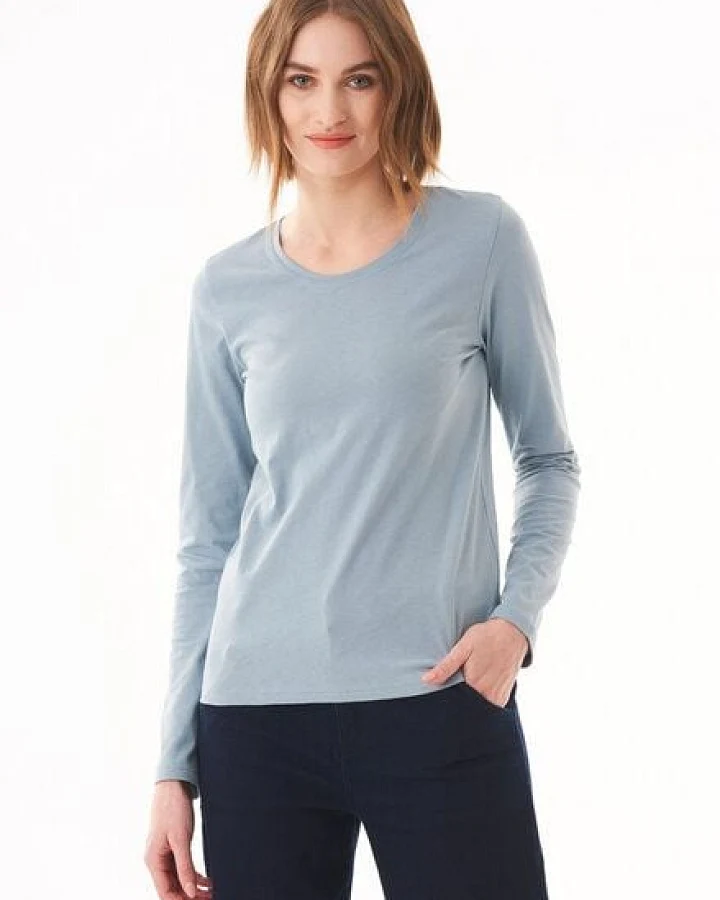 ORGANICATION Langarmshirt aus Bio-Baumwolle