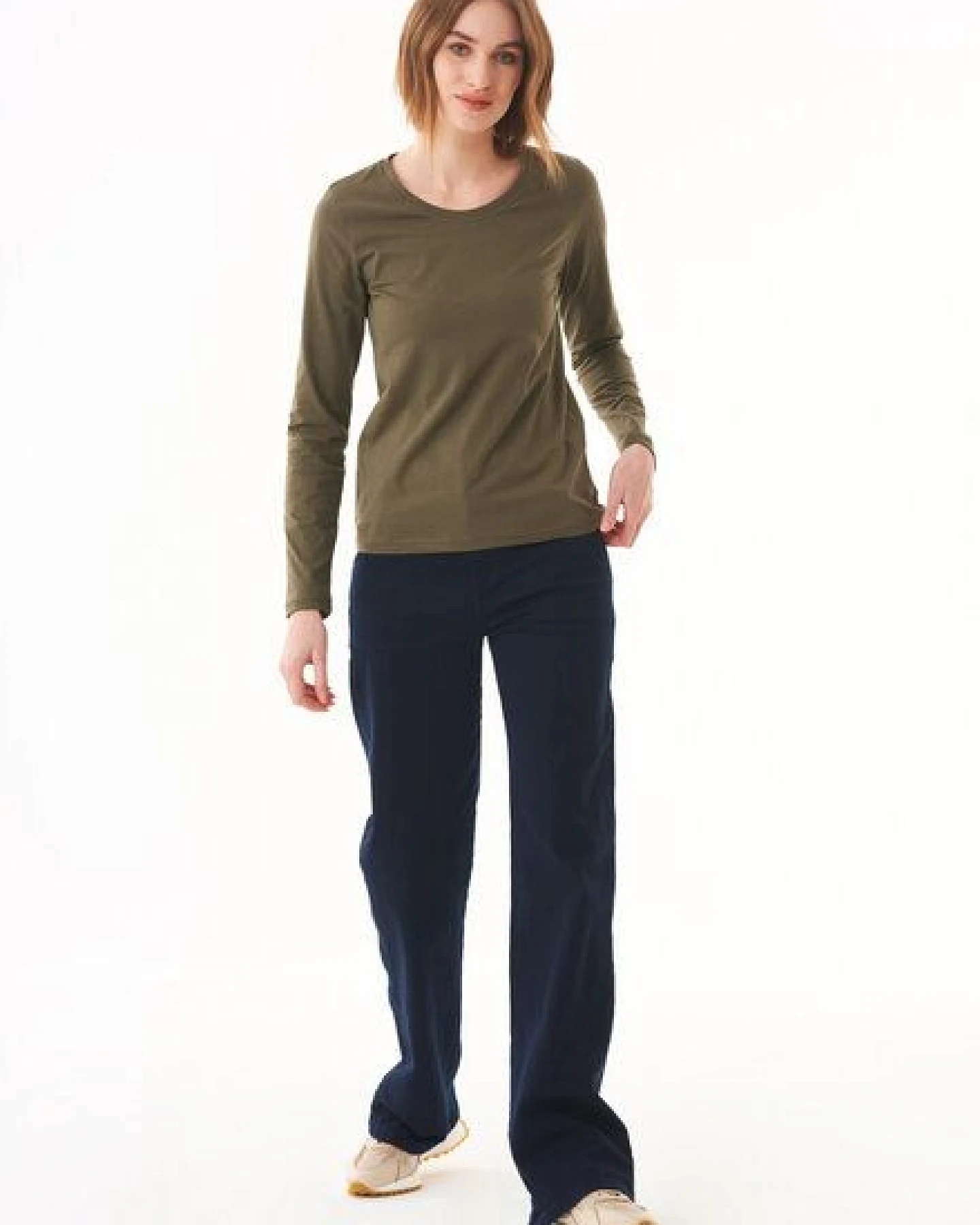 ORGANICATION Langarmshirt aus Bio-Baumwolle – Ansicht 2