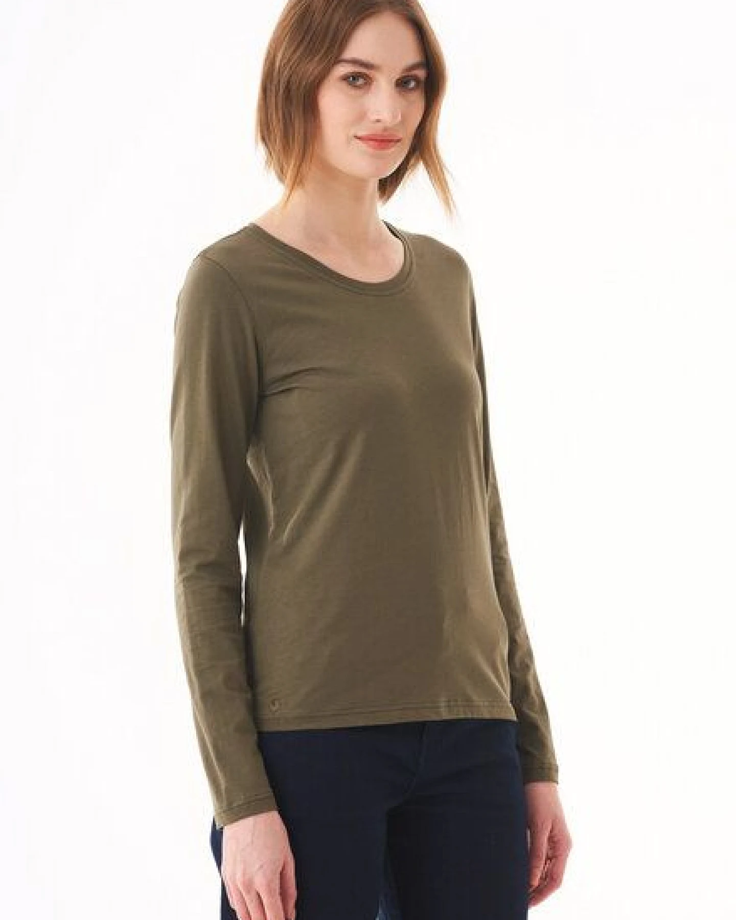 ORGANICATION Langarmshirt aus Bio-Baumwolle – Ansicht 3