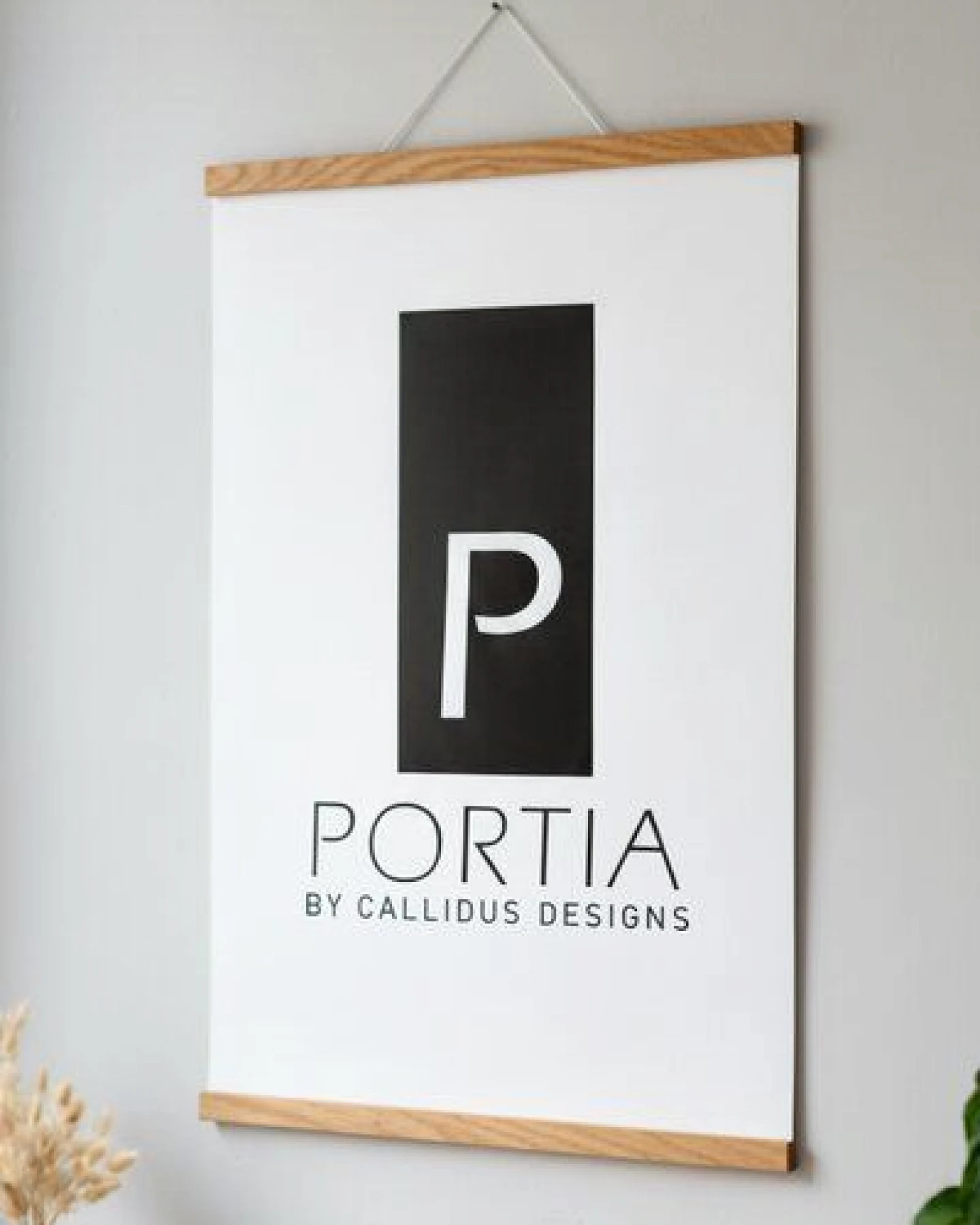 Portia by Callidus Designs Posterleiste magnetisch aus FSC®-zertifizierter Eiche in DIN A1, A2, A3, A4, A5 – Ansicht 2