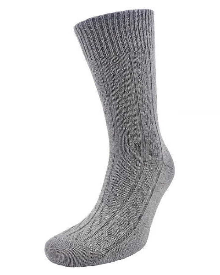 BLS Organic GOTS zertifiziert aus Baby Alpaka Socken mit feinem Zopfmuster