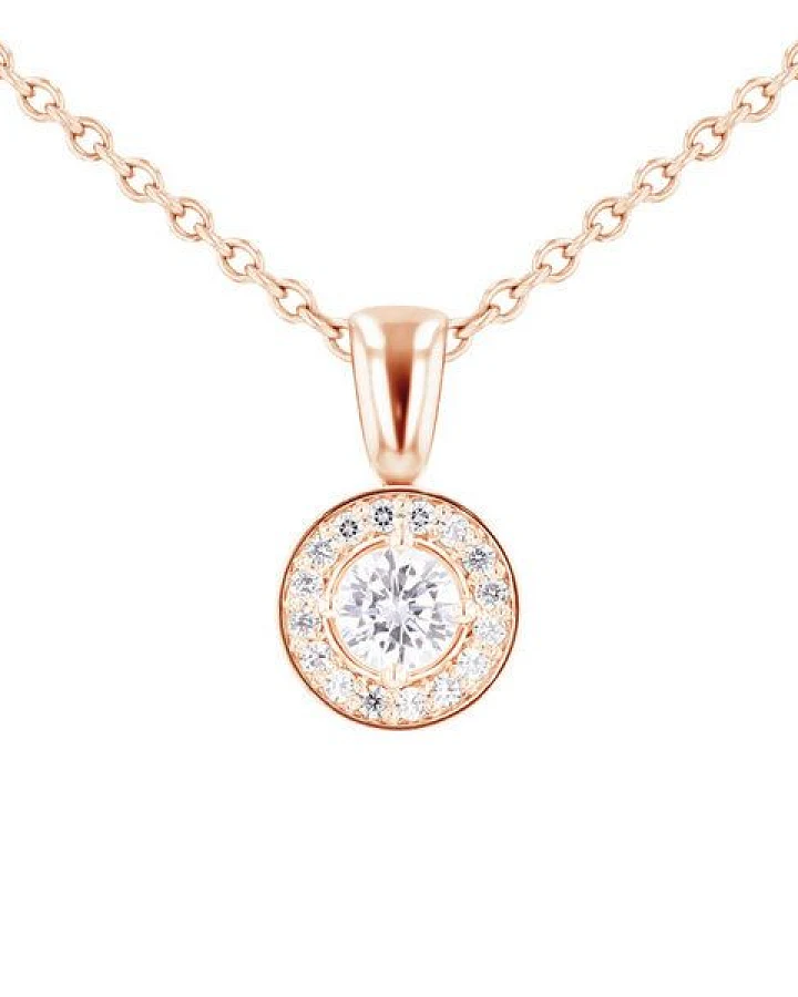 Eppi Halo-Anhänger mit Moissaniten und Diamanten Merryn