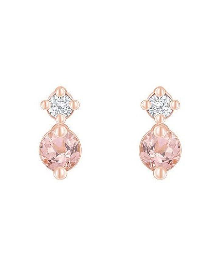 Eppi Minimalistische Ohrringe mit Morganiten und Diamanten Durante