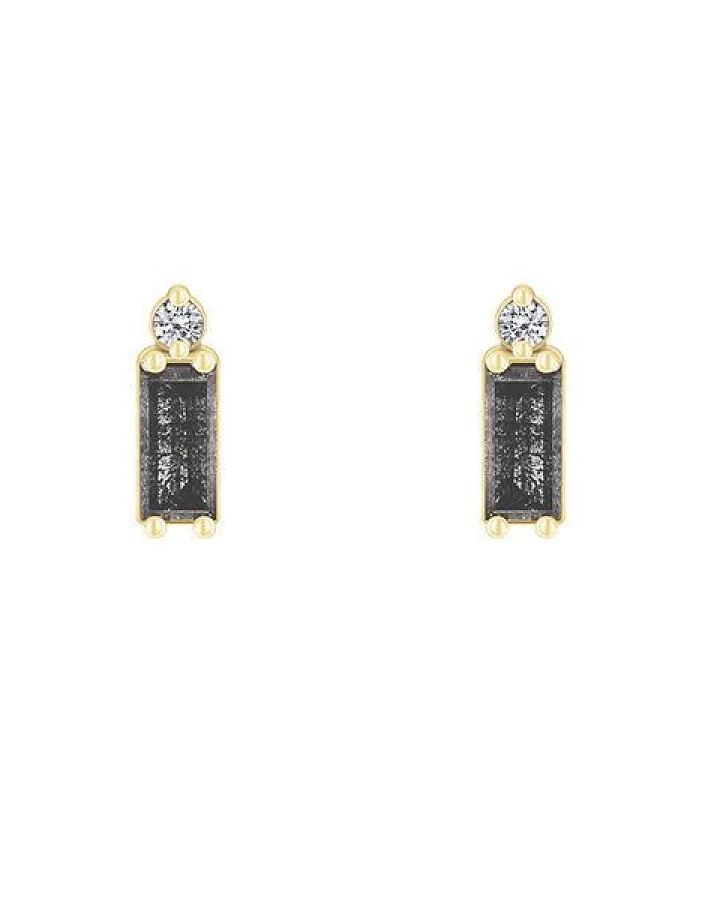 Eppi Ohrringe mit Baguette und Round Diamanten Xene