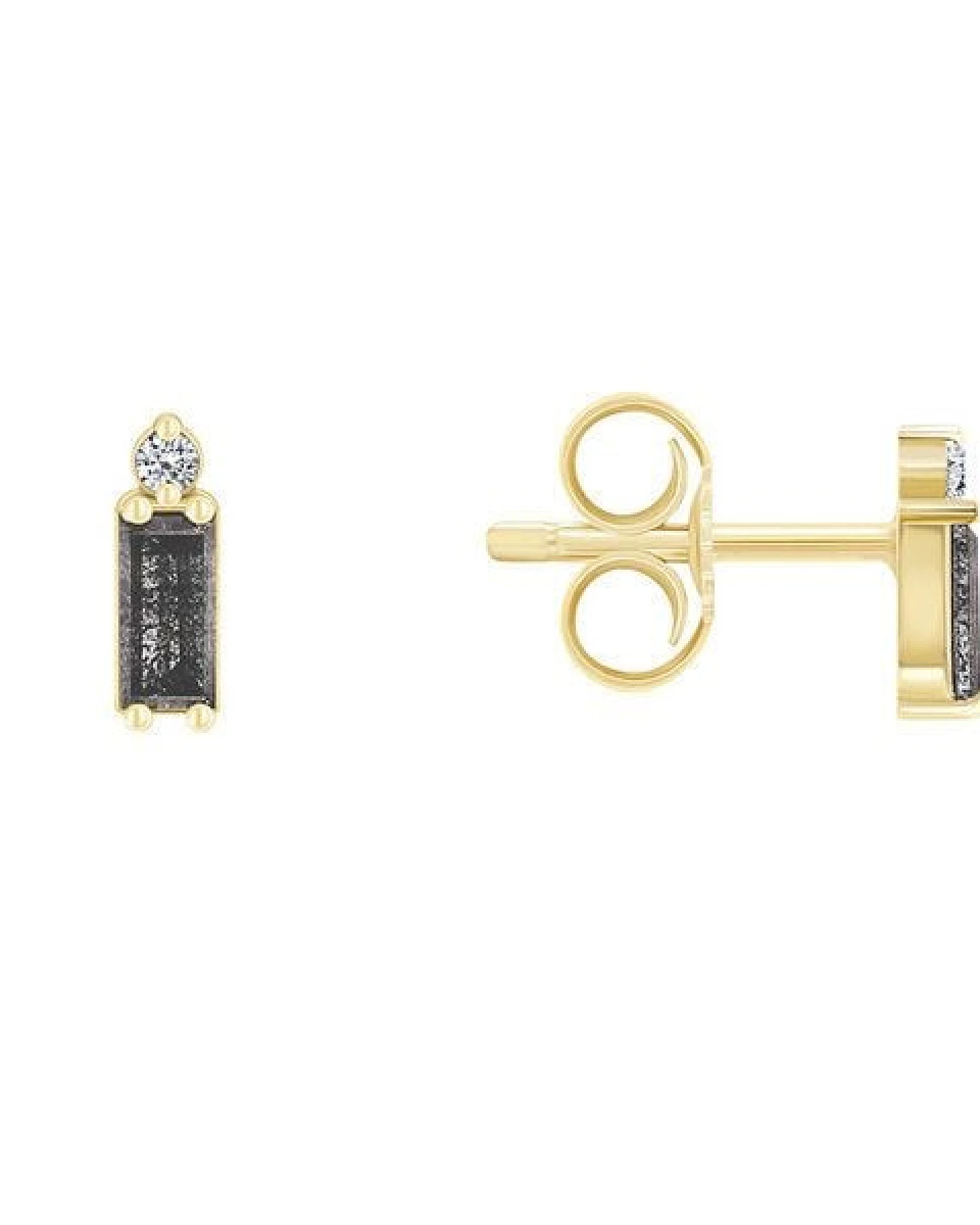 Eppi Ohrringe mit Baguette und Round Diamanten Xene – Ansicht 3