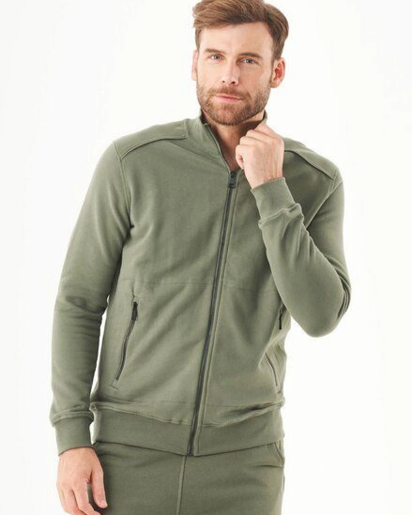 ORGANICATION Soft Touch Sweatjacke aus Bio-Baumwolle – Ansicht 3