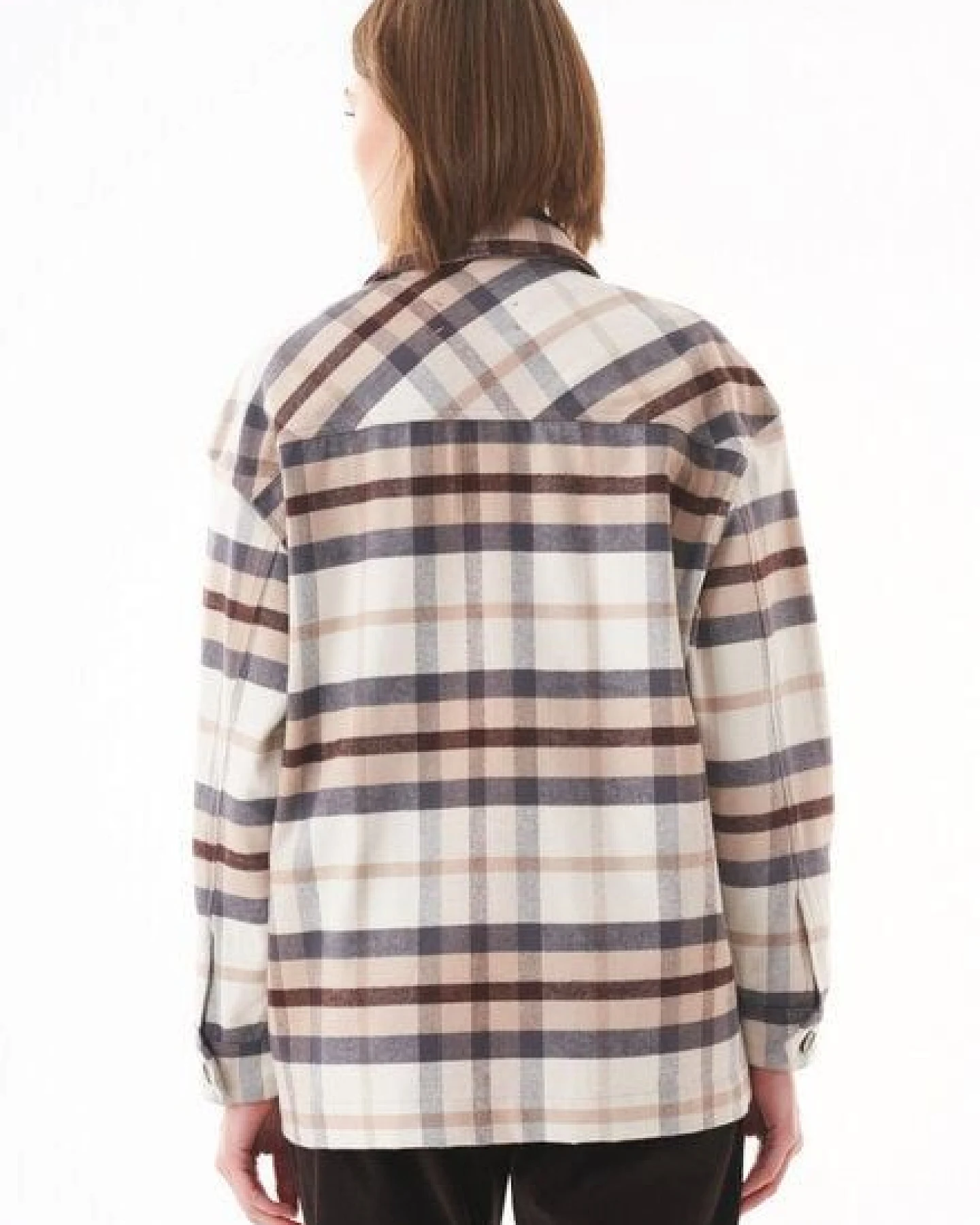ORGANICATION Flanell Overshirt aus Bio-Baumwolle – Ansicht 4