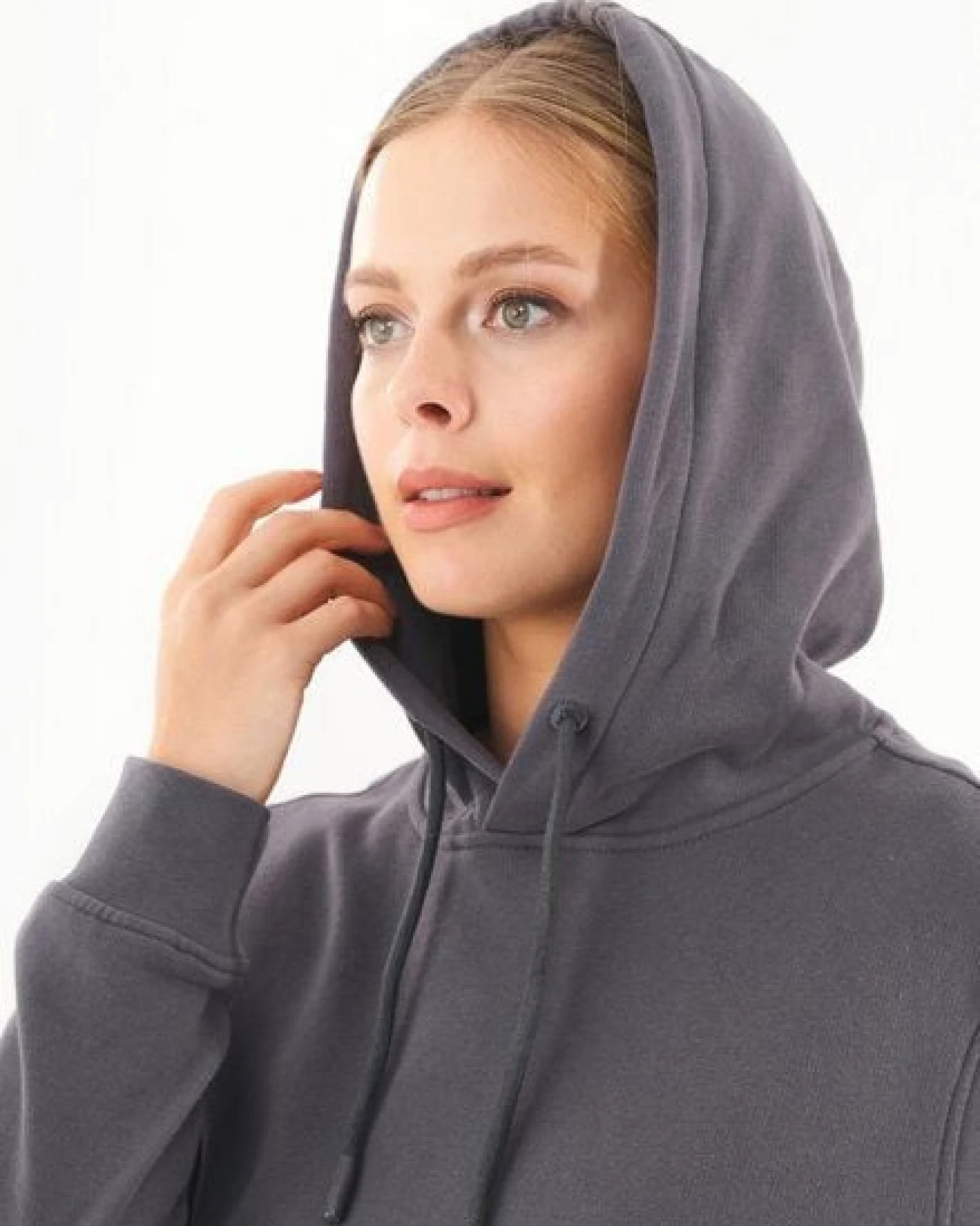 ORGANICATION Soft Touch Sweathoodie aus Bio-Baumwolle – Ansicht 3