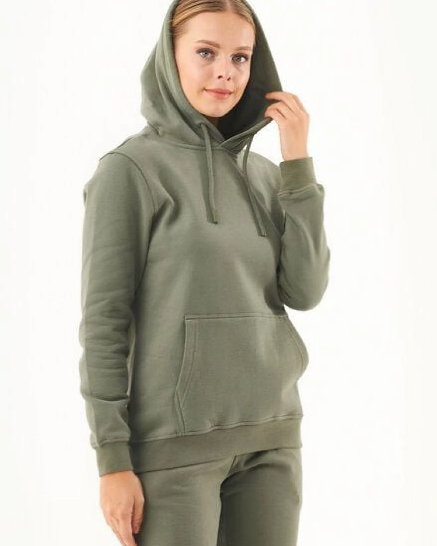 ORGANICATION Soft Touch Sweathoodie aus Bio-Baumwolle – Ansicht 3