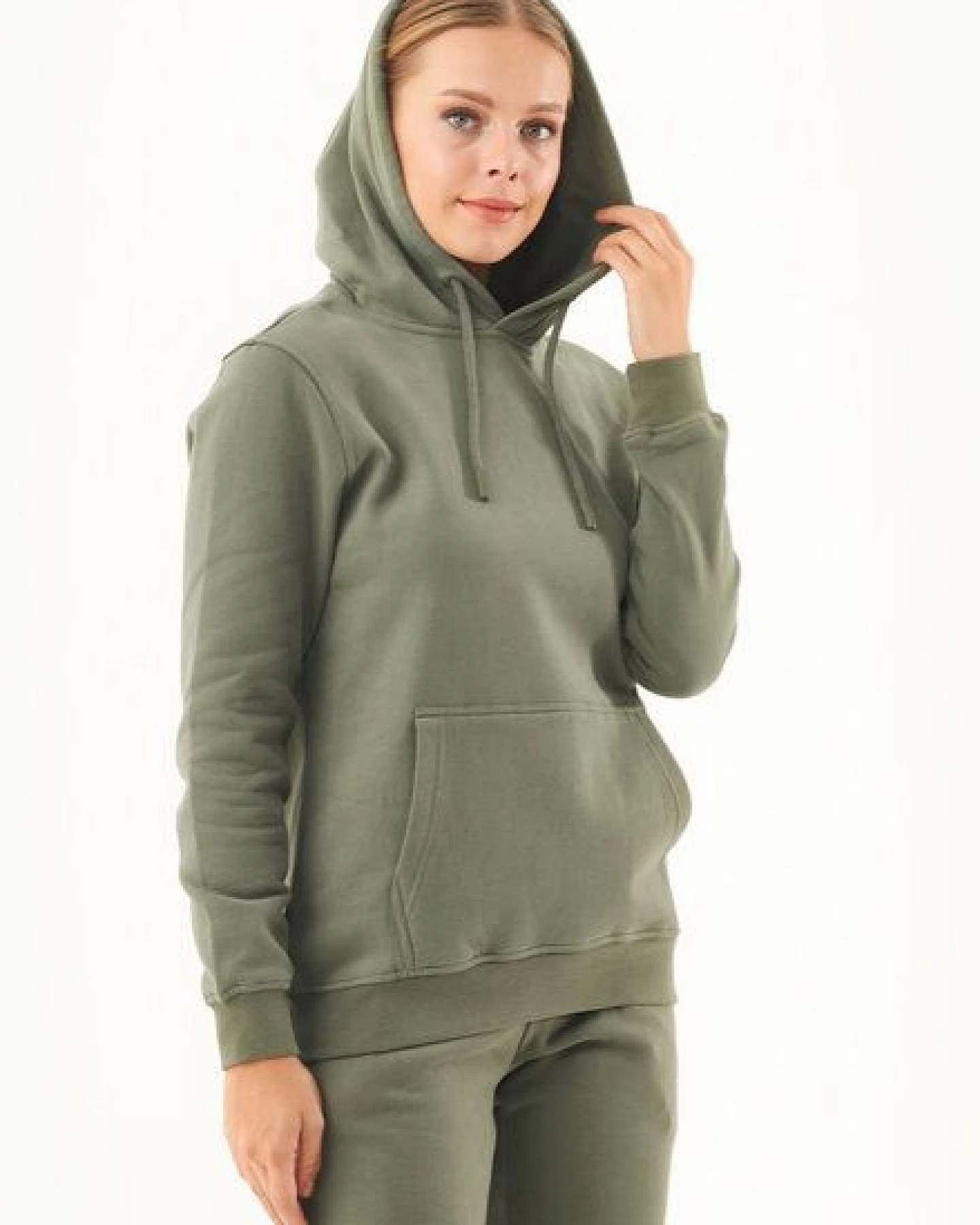 ORGANICATION Soft Touch Sweathoodie aus Bio-Baumwolle – Ansicht 3