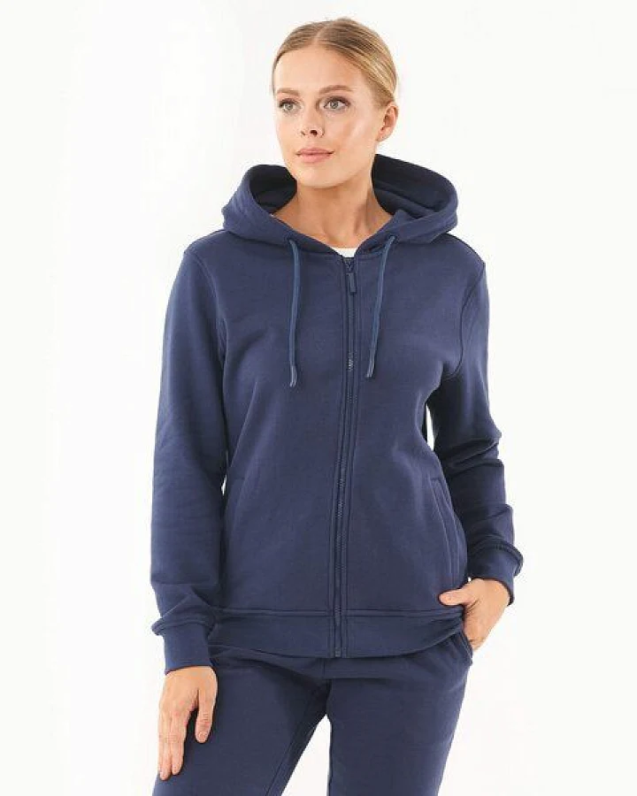 ORGANICATION Soft Touch Zip-Hoodie aus Bio-Baumwolle