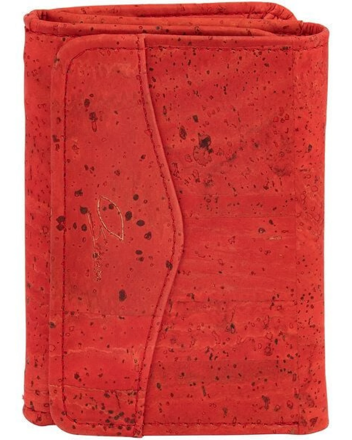 Simaru Damen-Portemonnaie REYNA vegan aus Kork Rot Made in EU – Ansicht 3