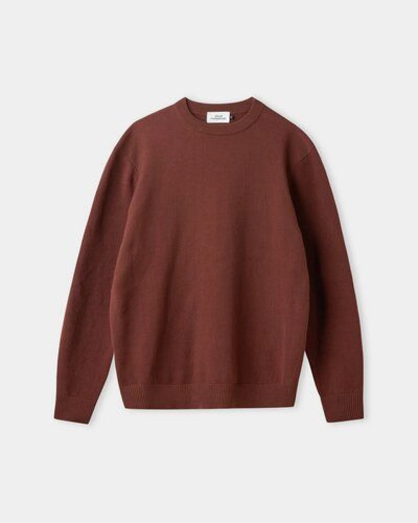 About Companions Klassischer Crewneck-Strickpullover MORTEN aus Bio-Baumwollgarn – Ansicht 2