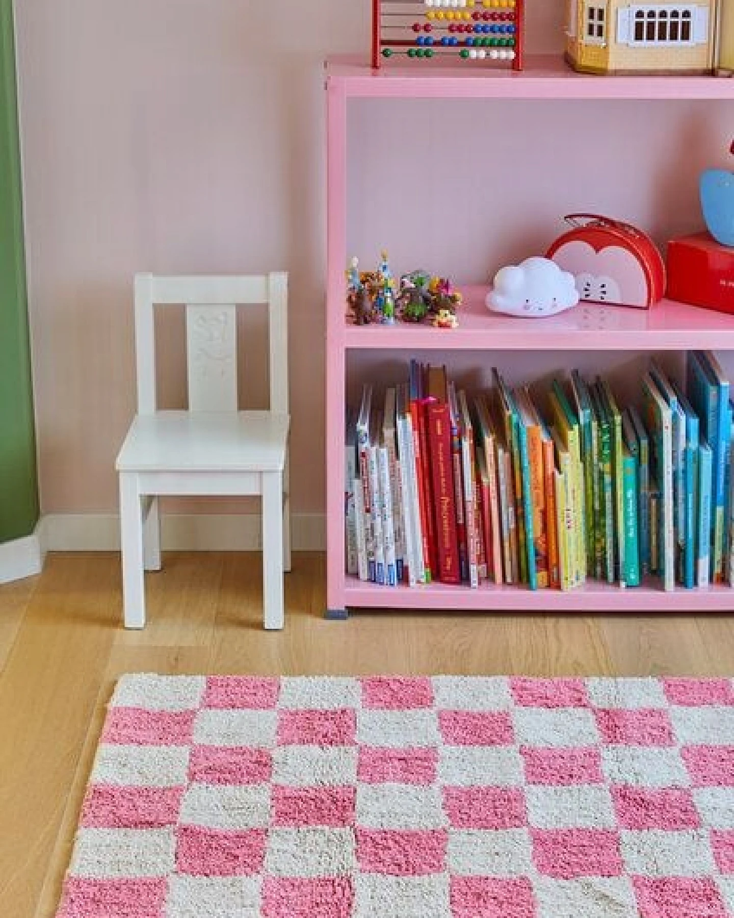 liv interior Hand-getüfteter Teppich CHECK – Ansicht 4