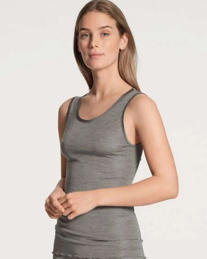 Calida Tank-Top aus Wolle-Seide "True Confidence"