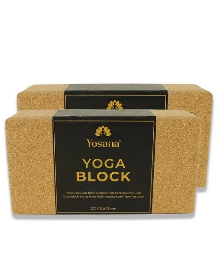 Yosana Yoga Block 227x120x75mm (2 Stück Set)