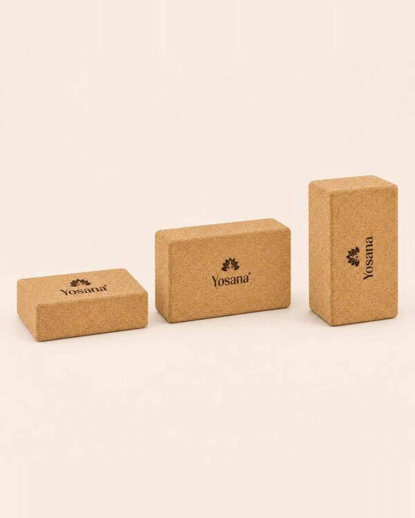 Yosana Yoga Block 227x120x75mm (2 Stück Set) – Ansicht 4