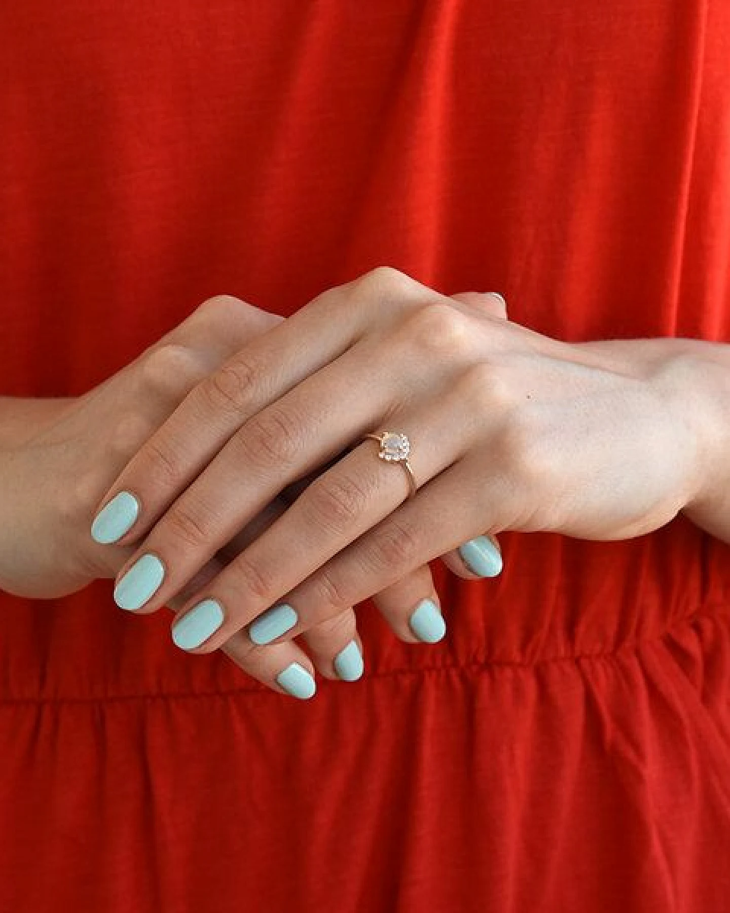 Eppi Goldener Ring mit Opal und Diamanten Ammiel – Ansicht 3
