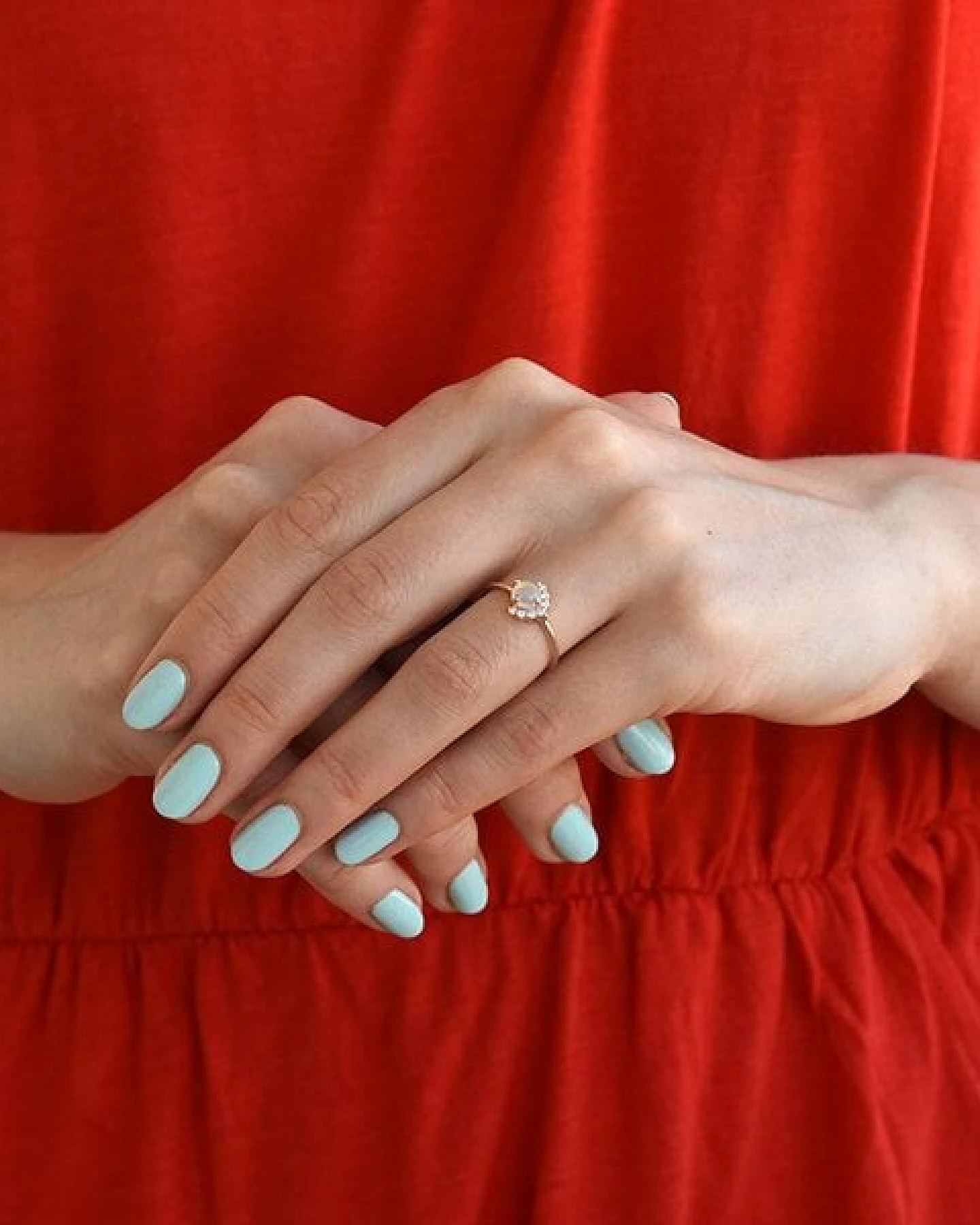 Eppi Goldener Ring mit Opal und Diamanten Ammiel – Ansicht 3