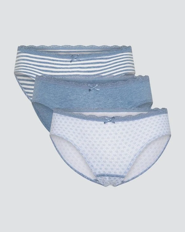 comazo|earth Fairtrade Mädchen Slip 3er Pack