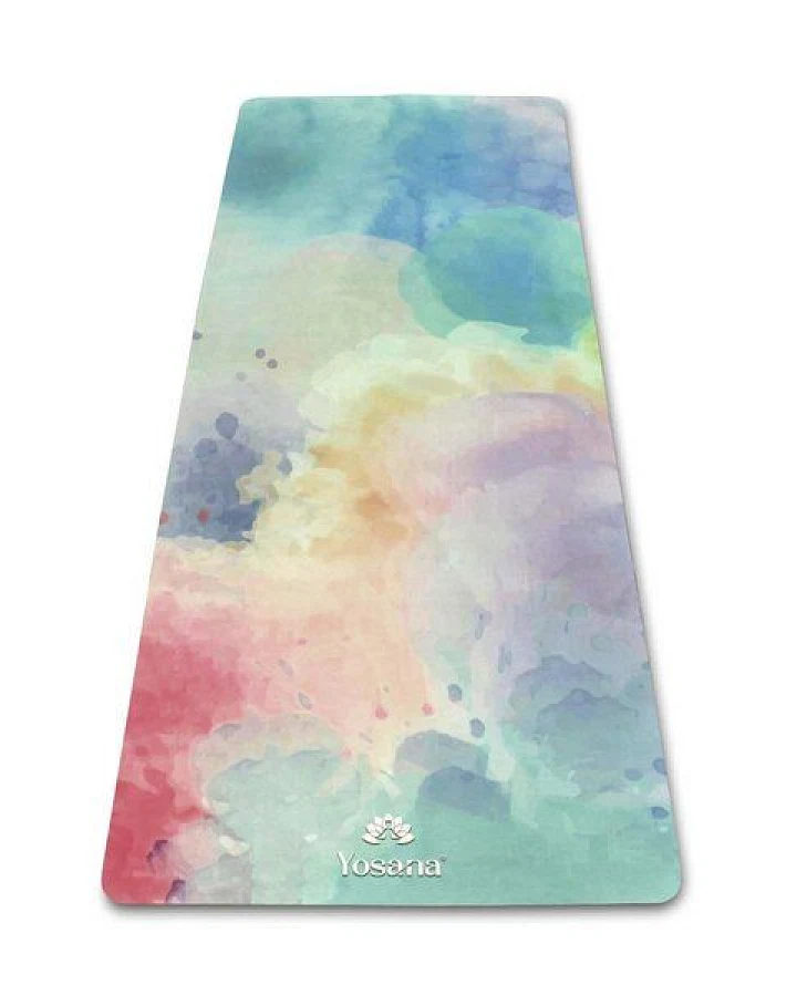 Yosana Yin Yogamatte Naturkautschuk (Bunte Wolken)