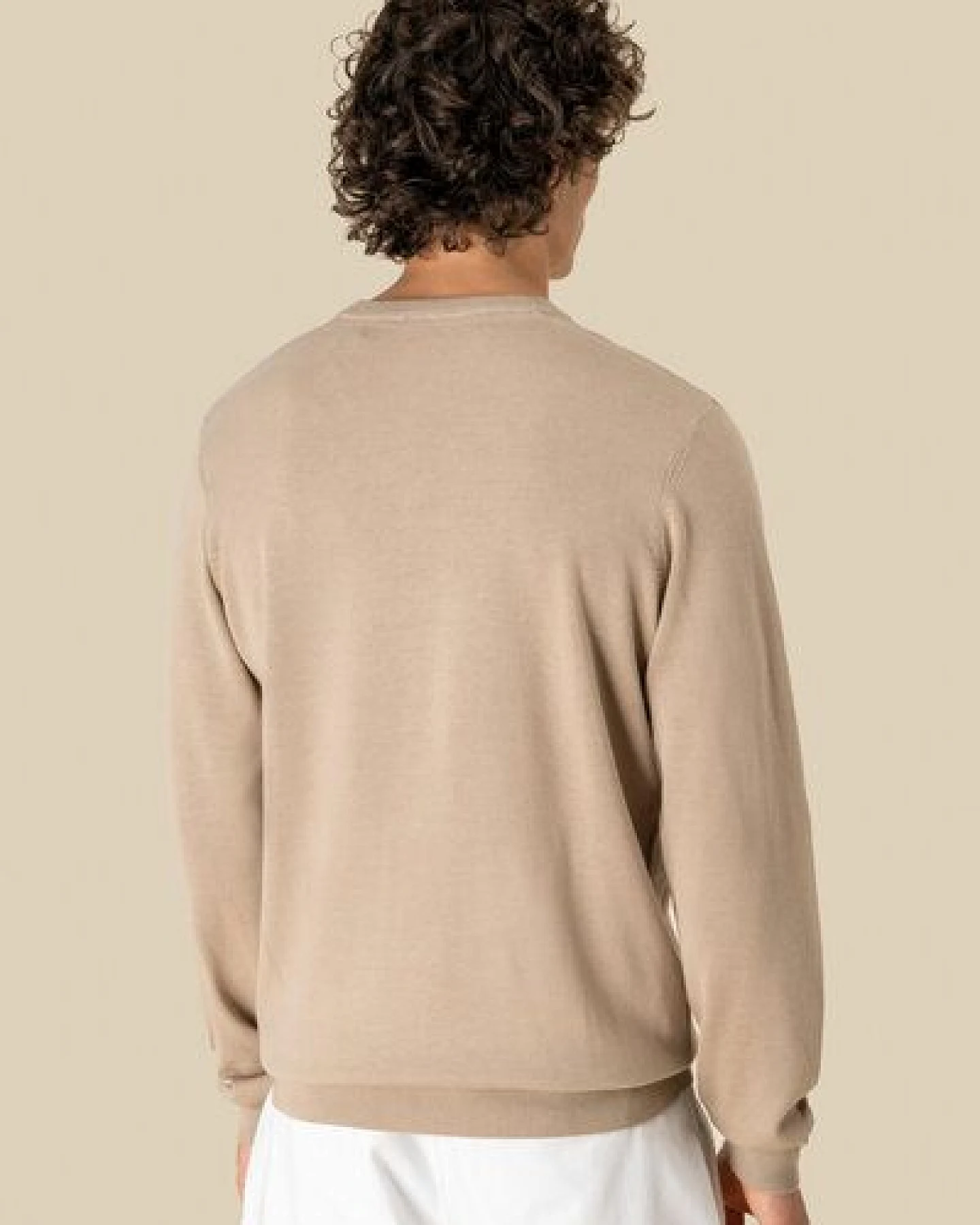Kultgut Fühl dich wohl- Weicher Strickpullover aus reiner Biobaumwolle – Ansicht 3