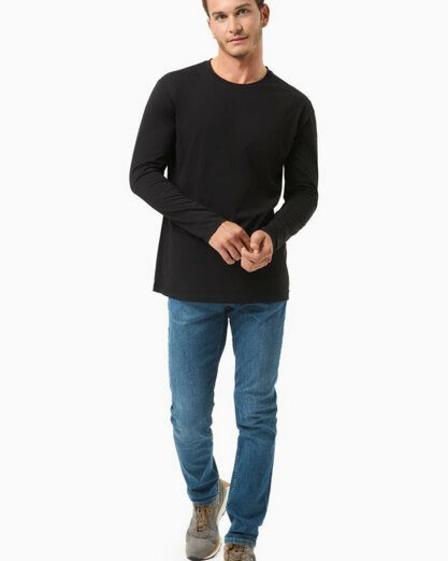 ORGANICATION Langarmshirt aus Bio-Baumwolle – Ansicht 2