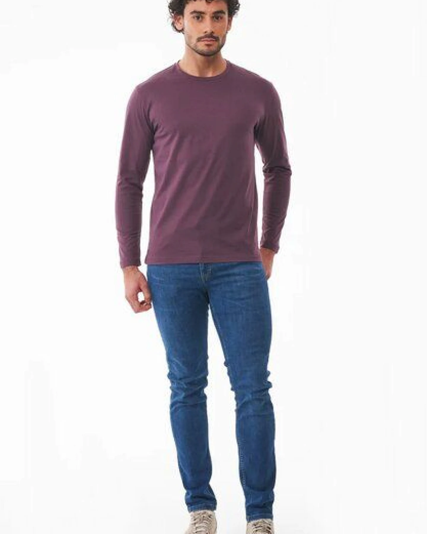 ORGANICATION Langarmshirt aus Bio-Baumwolle – Ansicht 2