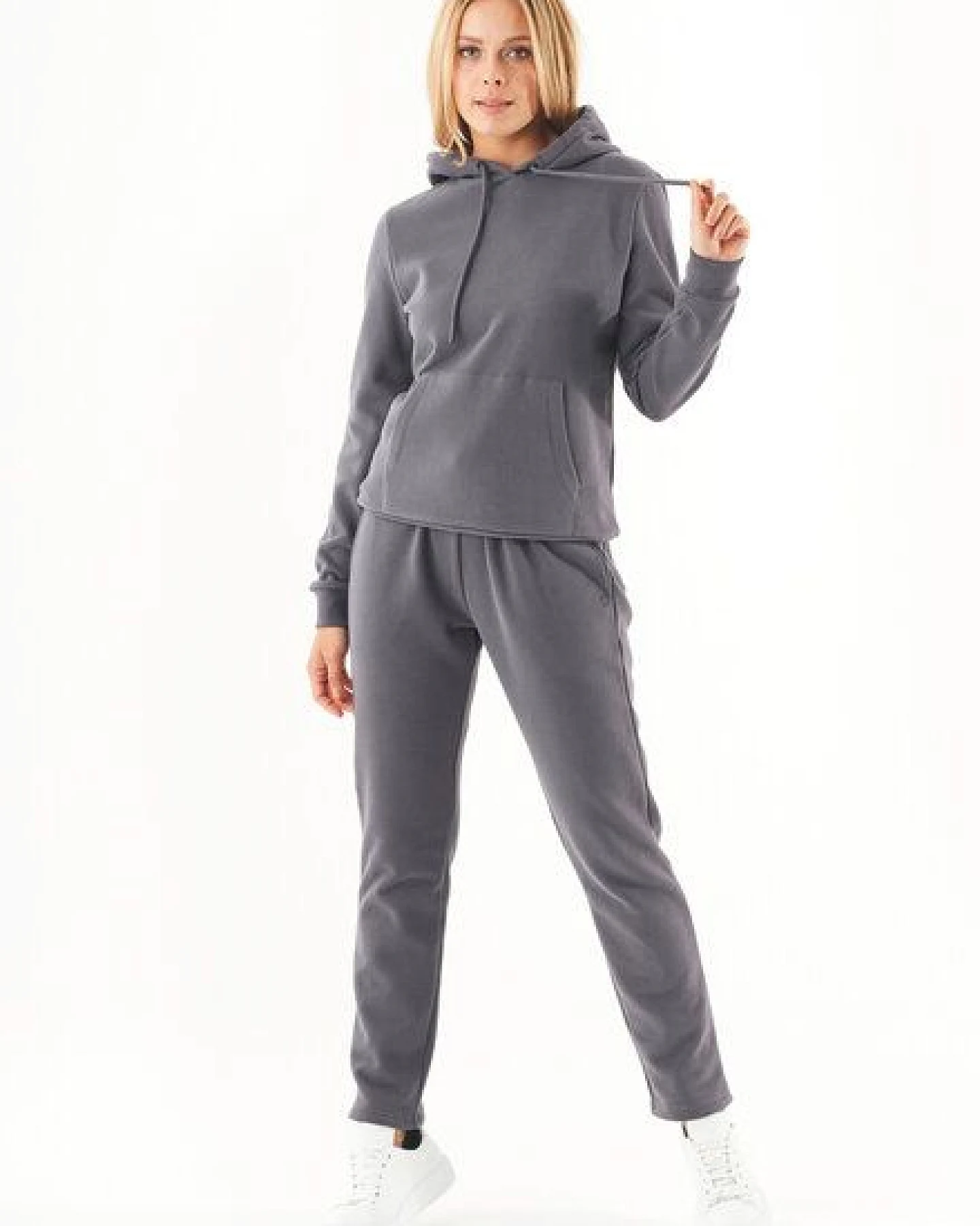 ORGANICATION ESSENTIALS-PUREEN- Soft Touch Sweathose aus Bio-Baumwolle – Ansicht 2